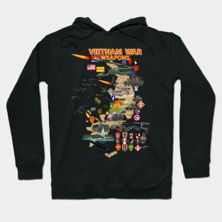 Map - Vietnam Units -with Wpns - Equipment Hoodie